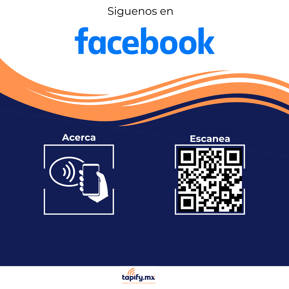 Placa Tapify Facebook